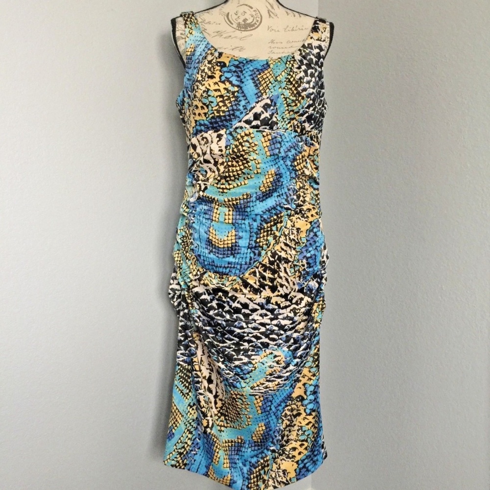 Signature by Sangria Snakeskin Dress